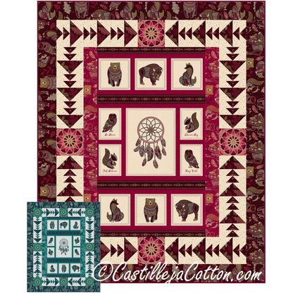 Spirit Animals Quilt CJC-52690e - Downloadable Pattern