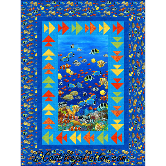 Coral Reef Quilt Pattern CJC-52701 - Paper Pattern