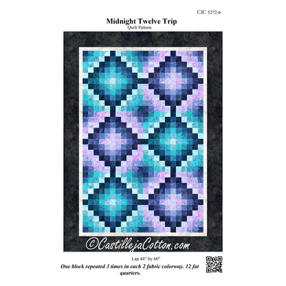 Midnight Twelve Trip Quilt CJC-52726e - Downloadable Pattern
