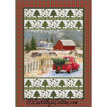 Christmas Truck Quilt CJC-52741e - Downloadable Pattern