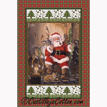 Santa Time to Go Quilt CJC-52751e - Downloadable Pattern