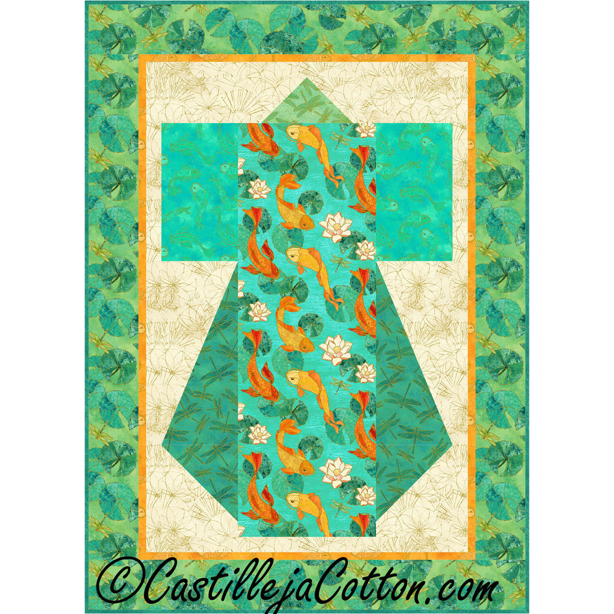 Koi Kimono Quilt CJC-52791e - Downloadable Pattern