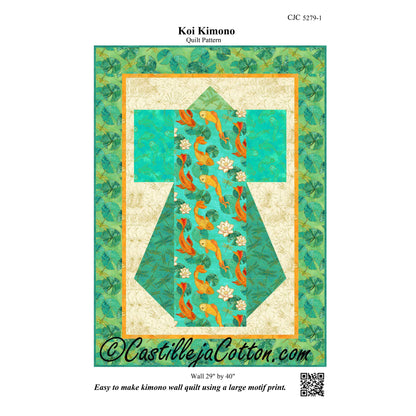 Koi Kimono Quilt CJC-52791e - Downloadable Pattern