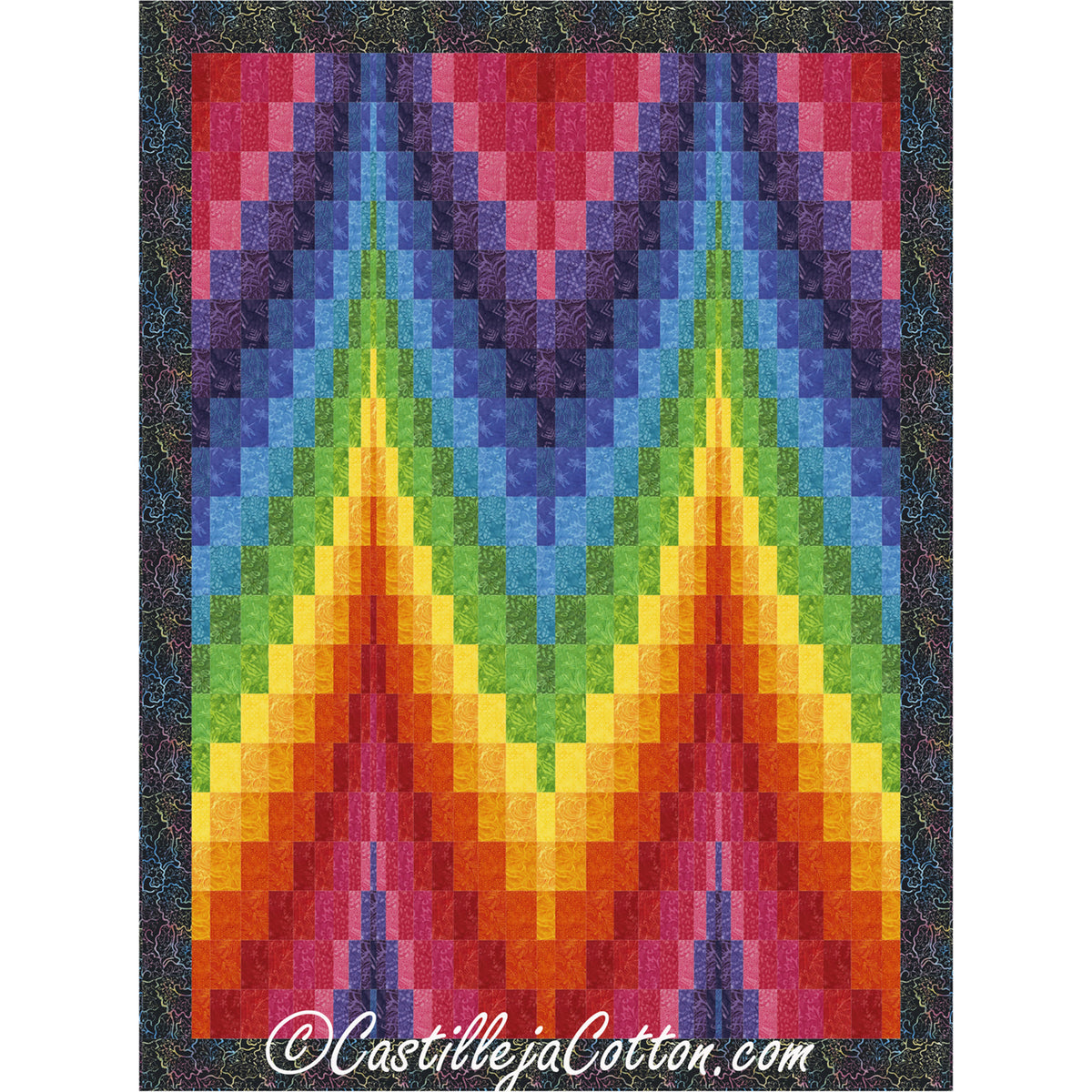 Double Peaks Quilt Pattern CJC-52801 - Paper Pattern
