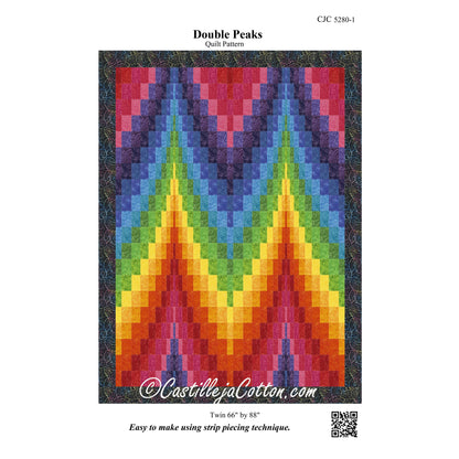 Double Peaks Quilt Pattern CJC-52801 - Paper Pattern