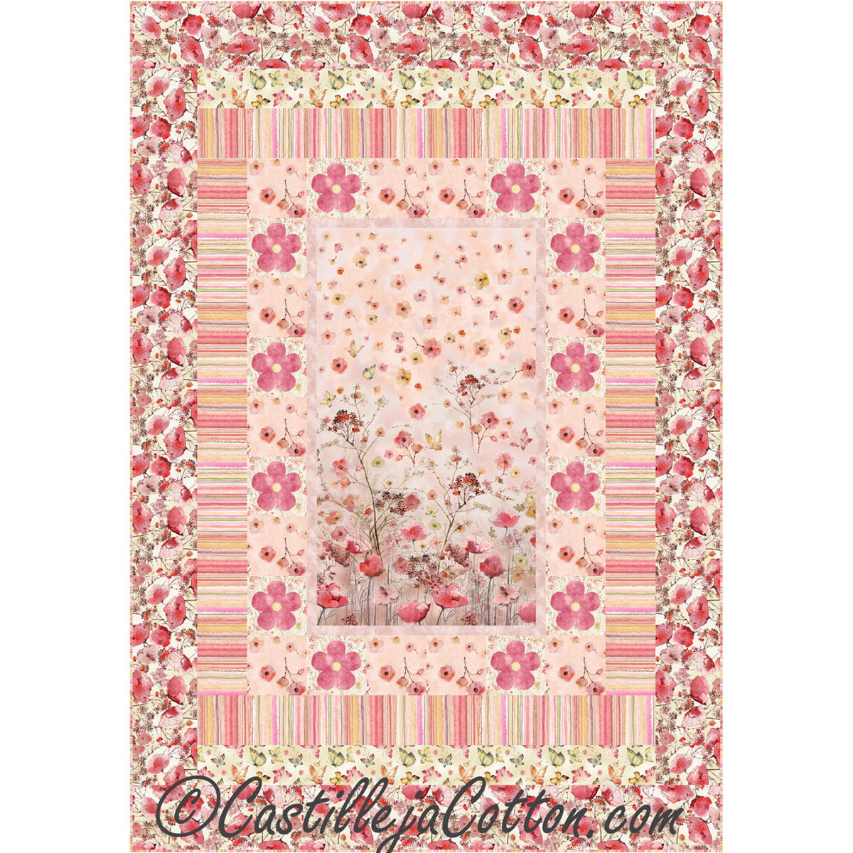 Wildflowers Quilt CJC-52851e - Downloadable Pattern