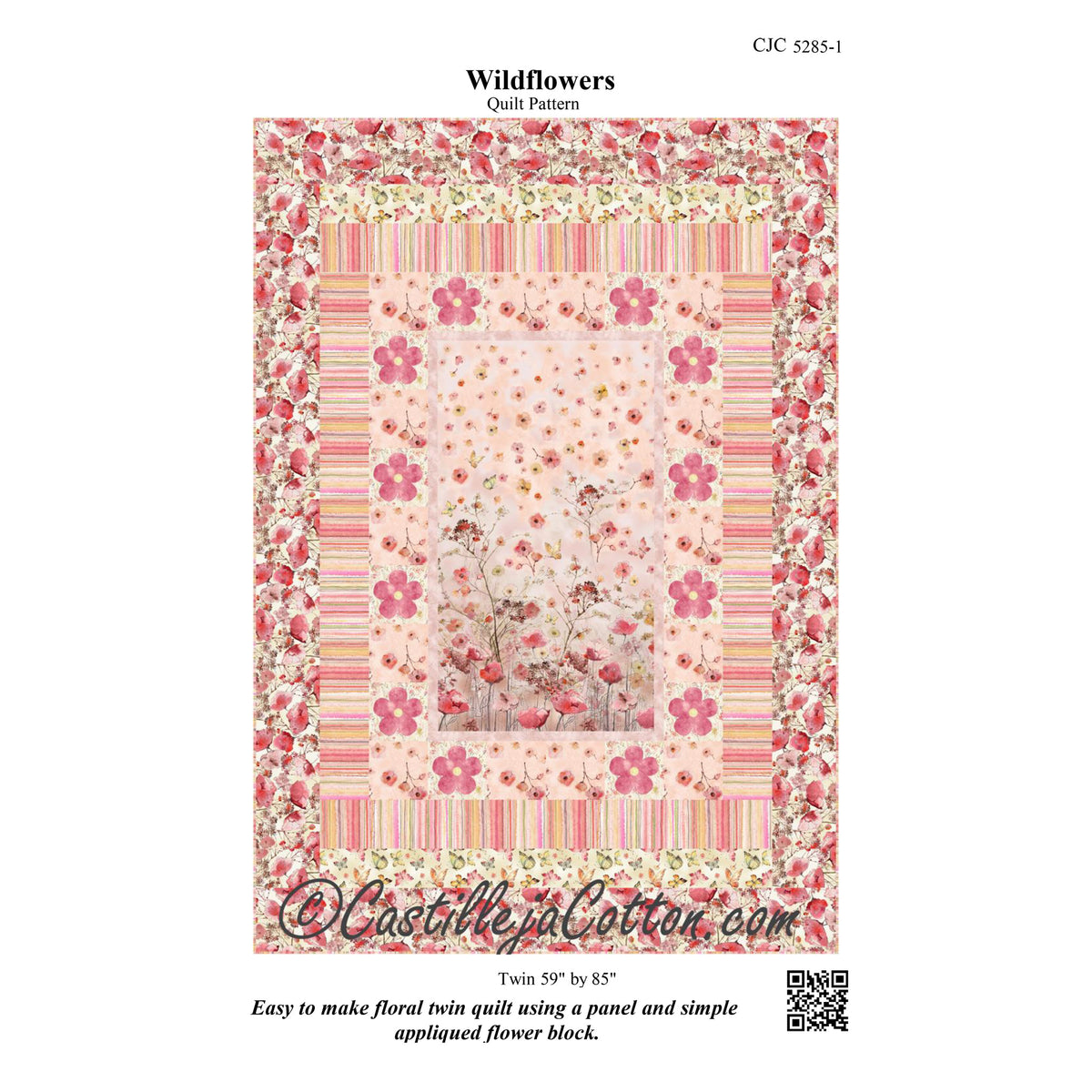 Wildflowers Quilt CJC-52851e - Downloadable Pattern