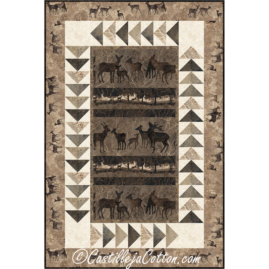 Deer in the Forest Quilt CJC-52921e - Downloadable Pattern