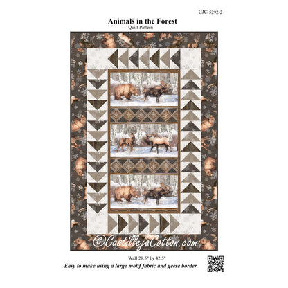 Animals in the Forest Quilt CJC-52922e - Downloadable Pattern