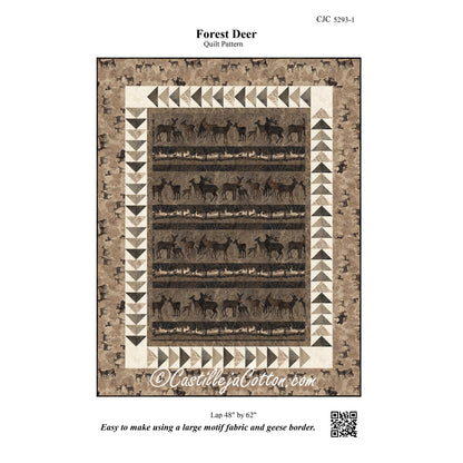 Forest Deer Quilt CJC-52931e - Downloadable Pattern