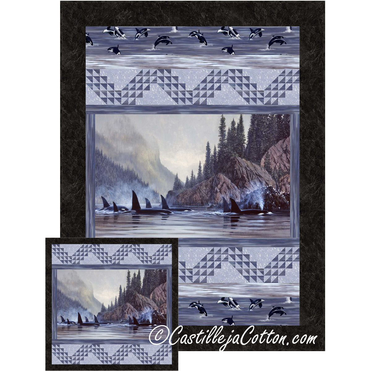 Whale Migration Quilt Pattern CJC-53010 - Paper Pattern