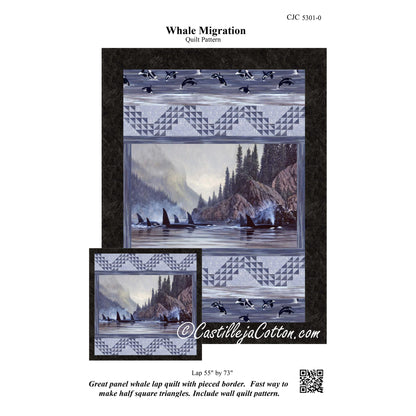 Whale Migration Quilt Pattern CJC-53010 - Paper Pattern