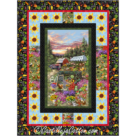 Farm Market Quilt Pattern CJC-53023 - Paper Pattern