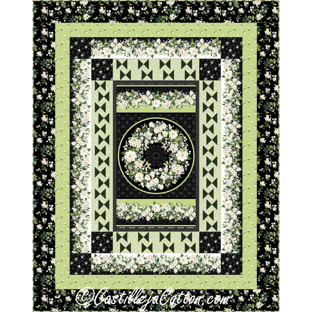 Butterfly Bouquet Quilt  CJC-53061e - Downloadable Pattern