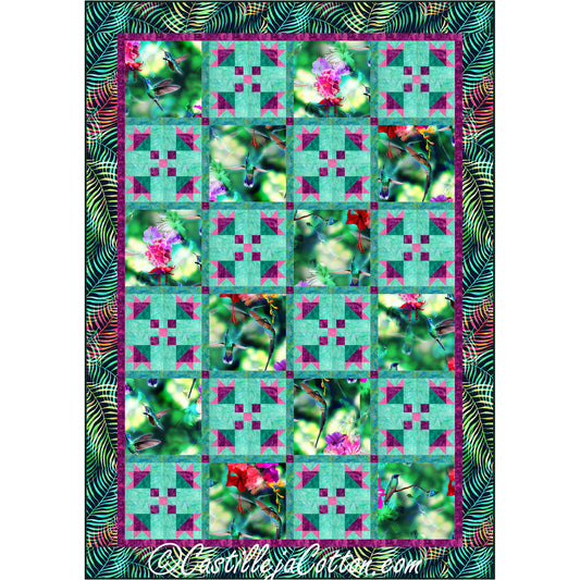 Hummingbird Dance Quilt Pattern CJC-53091 - Paper Pattern