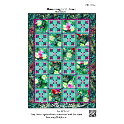 Hummingbird Dance Quilt Pattern CJC-53091 - Paper Pattern