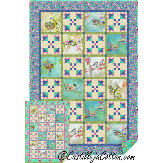 Feathered Friends Quilt CJC-53092e - Downloadable Pattern