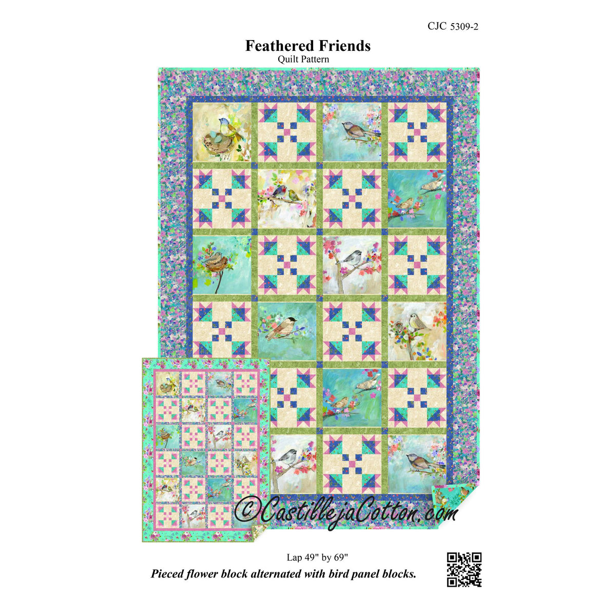 Feathered Friends Quilt CJC-53092e - Downloadable Pattern