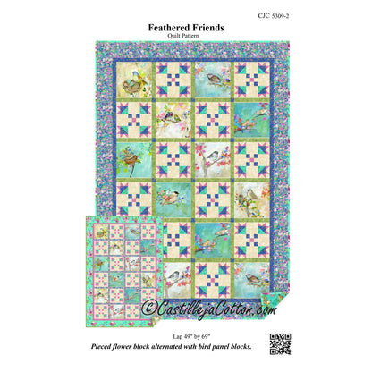 Feathered Friends Quilt CJC-53092e - Downloadable Pattern