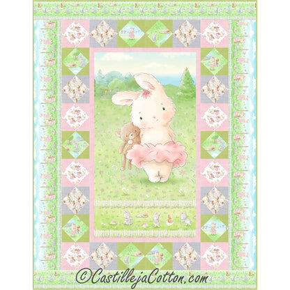 Friendship Bunnies Quilt CJC-53131e - Downloadable Pattern