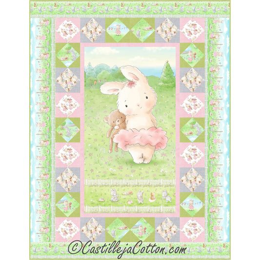 Friendship Bunnies Quilt CJC-53131e - Downloadable Pattern