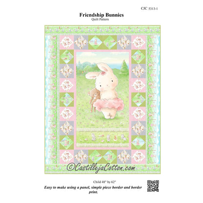 Friendship Bunnies Quilt CJC-53131e - Downloadable Pattern
