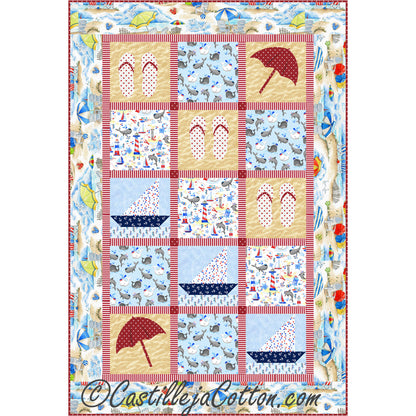 Summer at the Beach Quilt Pattern CJC-53171 - Paper Pattern