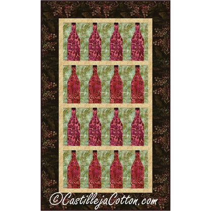 Wine Time Wall Quilt Pattern CJC-53181 - Paper Pattern