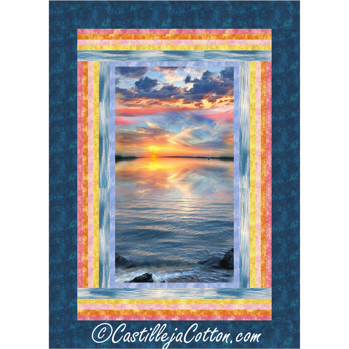 Sunset Sail Quilt Pattern CJC-53191 - Paper Pattern