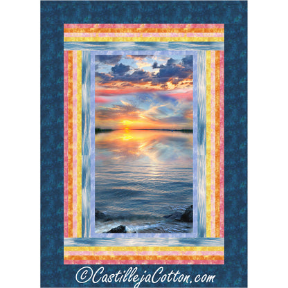 Sunset Sail Quilt Pattern CJC-53191 - Paper Pattern