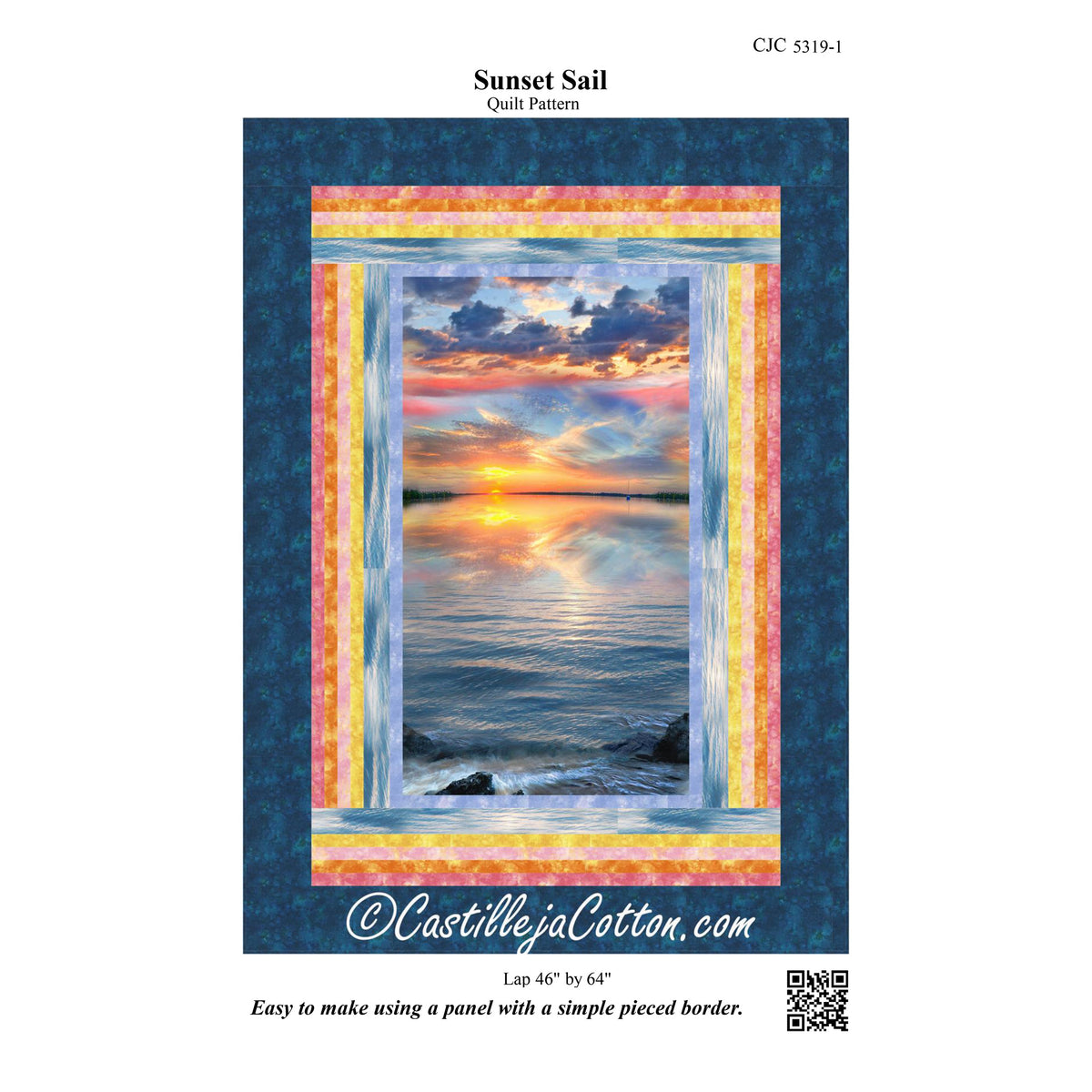 Sunset Sail Quilt Pattern CJC-53191 - Paper Pattern