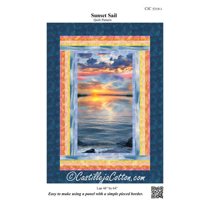 Sunset Sail Quilt Pattern CJC-53191 - Paper Pattern