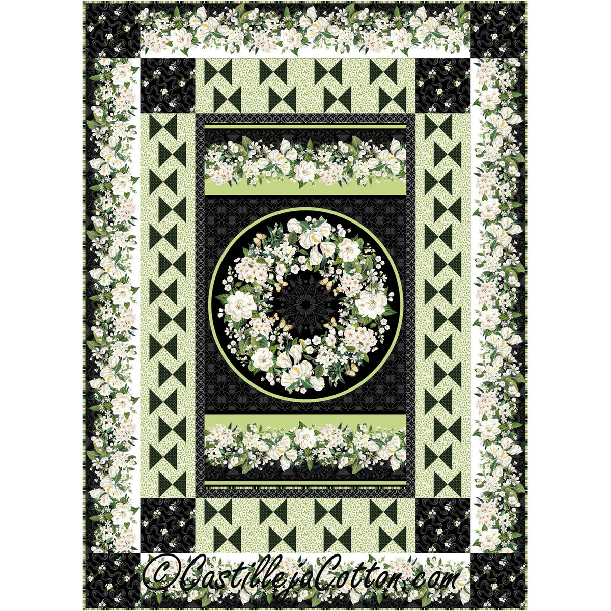 Butterfly Bouquet Lap Quilt CJC-53231e - Downloadable Pattern