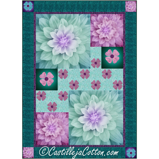 KaBloom Flowers Quilt CJC-53331e - Downloadable Pattern