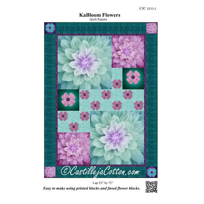 KaBloom Flowers Quilt CJC-53331e - Downloadable Pattern