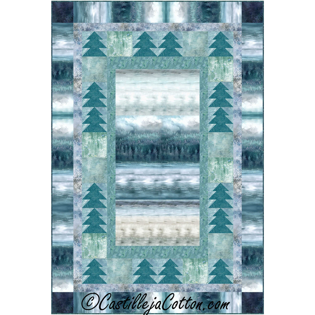 Misty Forest II Quilt CJC-53372e - Downloadable Pattern
