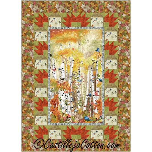 Birds and Birch Quilt CJC-53381e - Downloadable Pattern