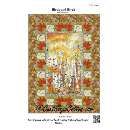 Birds and Birch Quilt Pattern CJC-53381 - Paper Pattern