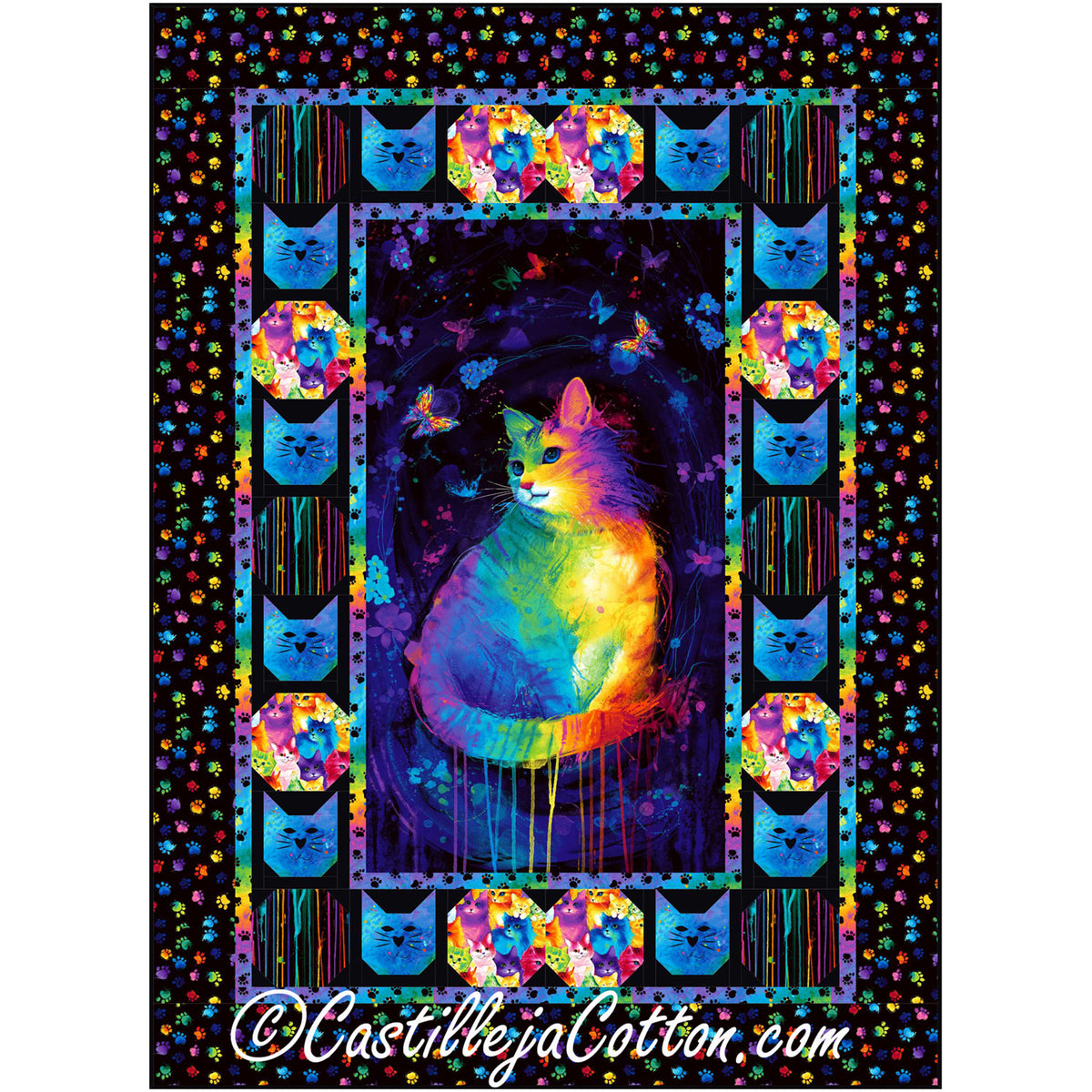 Cat's Meow Quilt CJC-53401e - Downloadable Pattern