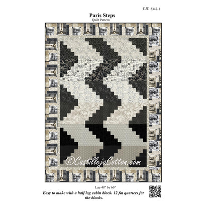 Paris Steps Quilt CJC-53421e - Downloadable Pattern