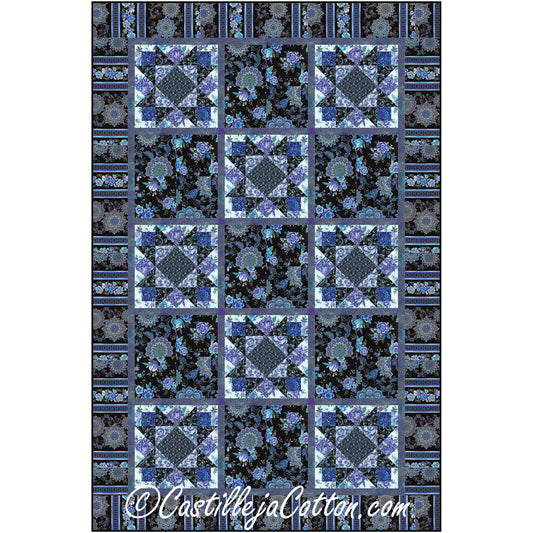 Floral Stars Quilt CJC-53431e - Downloadable Pattern