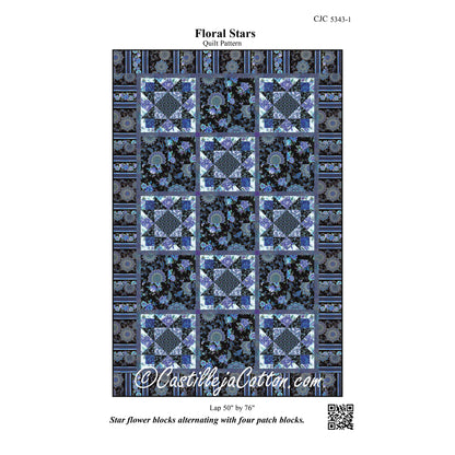 Floral Stars Quilt CJC-53431e - Downloadable Pattern