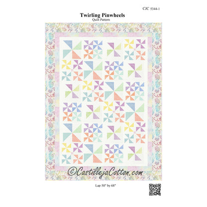 Twirling Pinwheels Quilt CJC-53441e - Downloadable Pattern