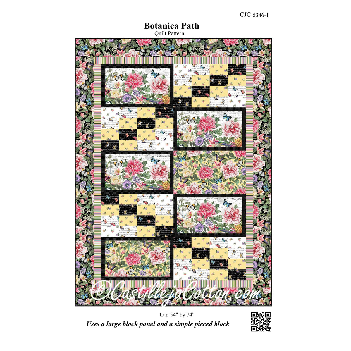 Botanica Path Quilt Pattern CJC-53461 - Paper Pattern