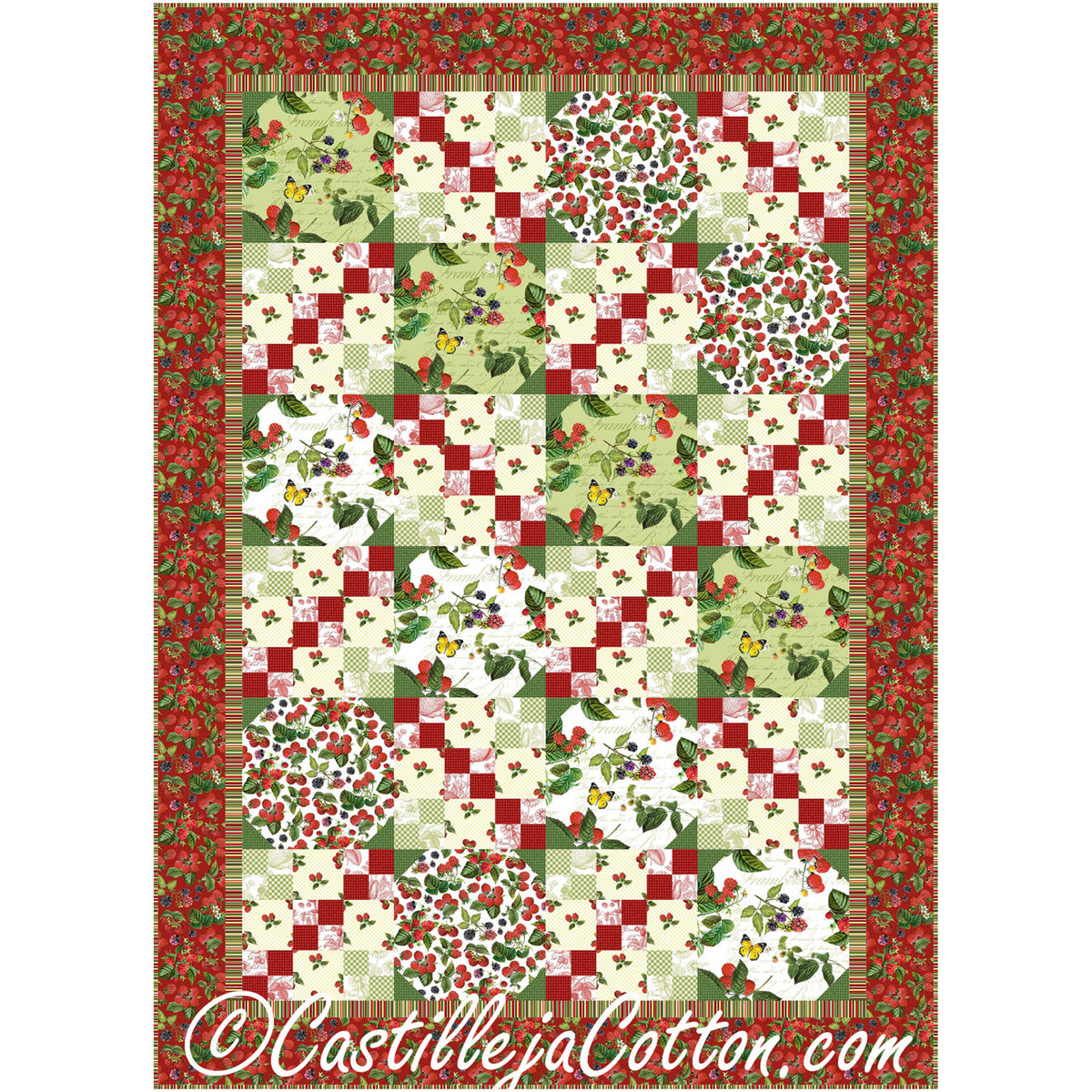 Garden Stairs Quilt CJC-53471e - Downloadable Pattern