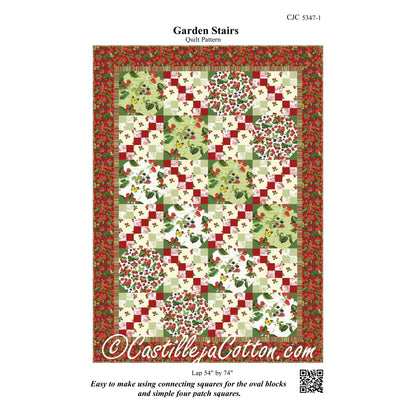 Garden Stairs Quilt CJC-53471e - Downloadable Pattern