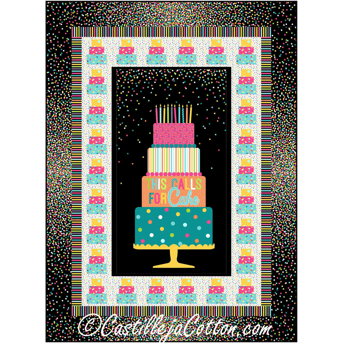 Celebrate with Cake Quilt Pattern CJC-53521 - Paper Pattern
