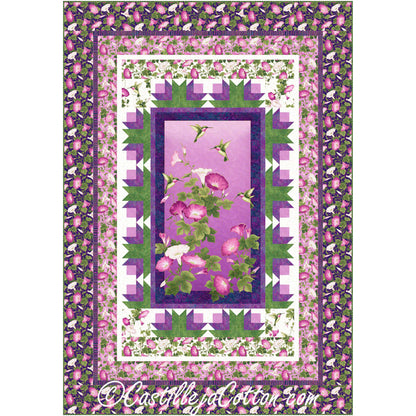 Hummingbirds and Flowers Quilt CJC-53561e - Downloadable Pattern