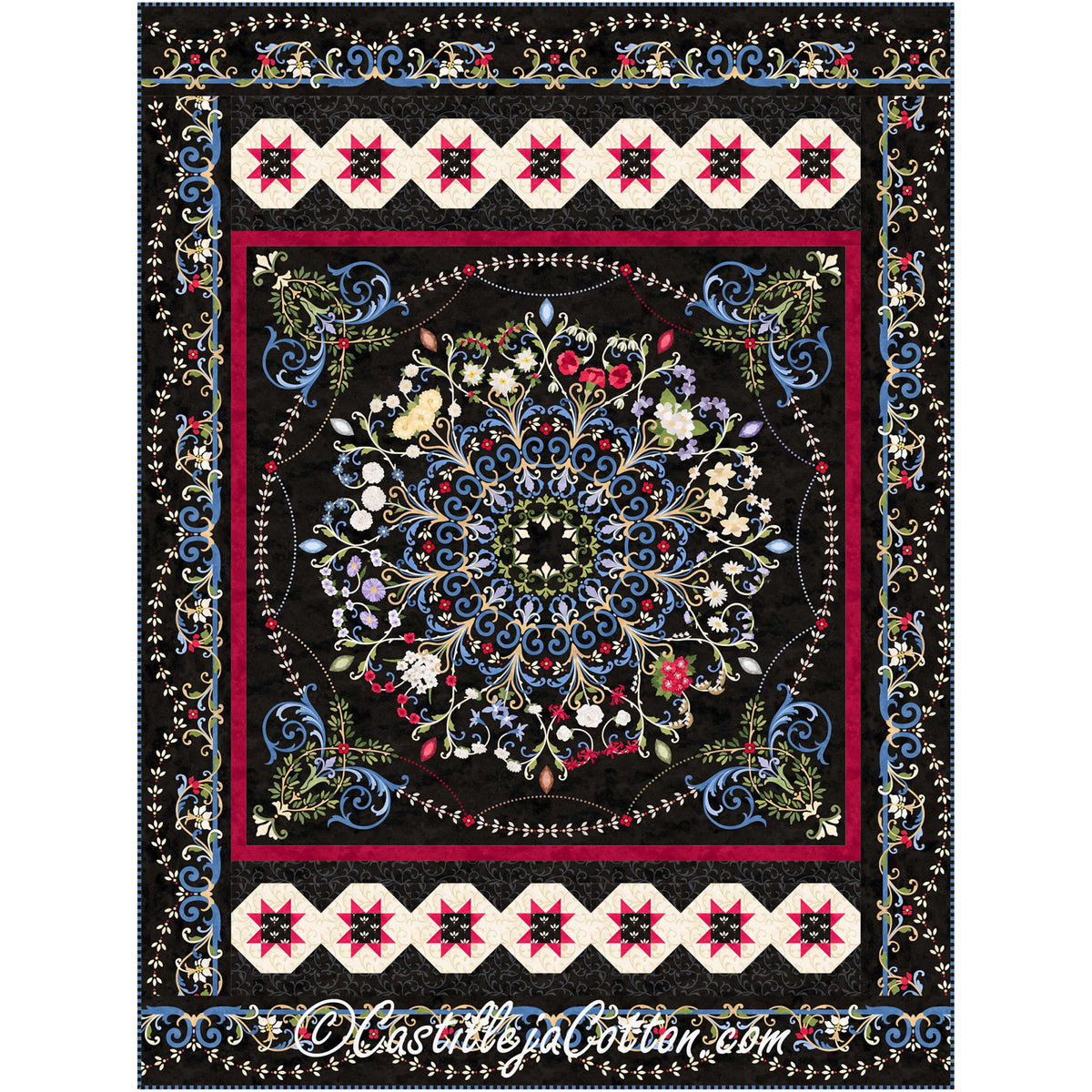 Starry Medallion Quilt Pattern CJC-53591 - Paper Pattern