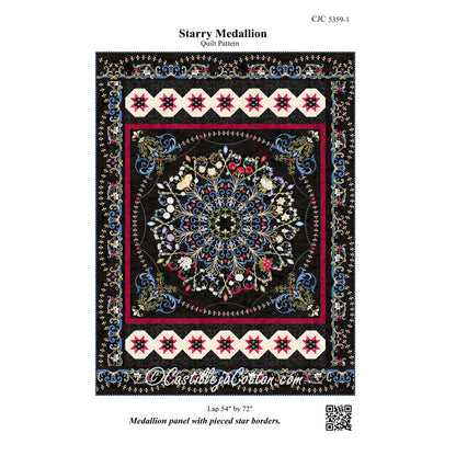 Starry Medallion Quilt Pattern CJC-53591 - Paper Pattern